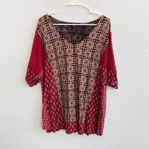 lucky brand plus size tops sale